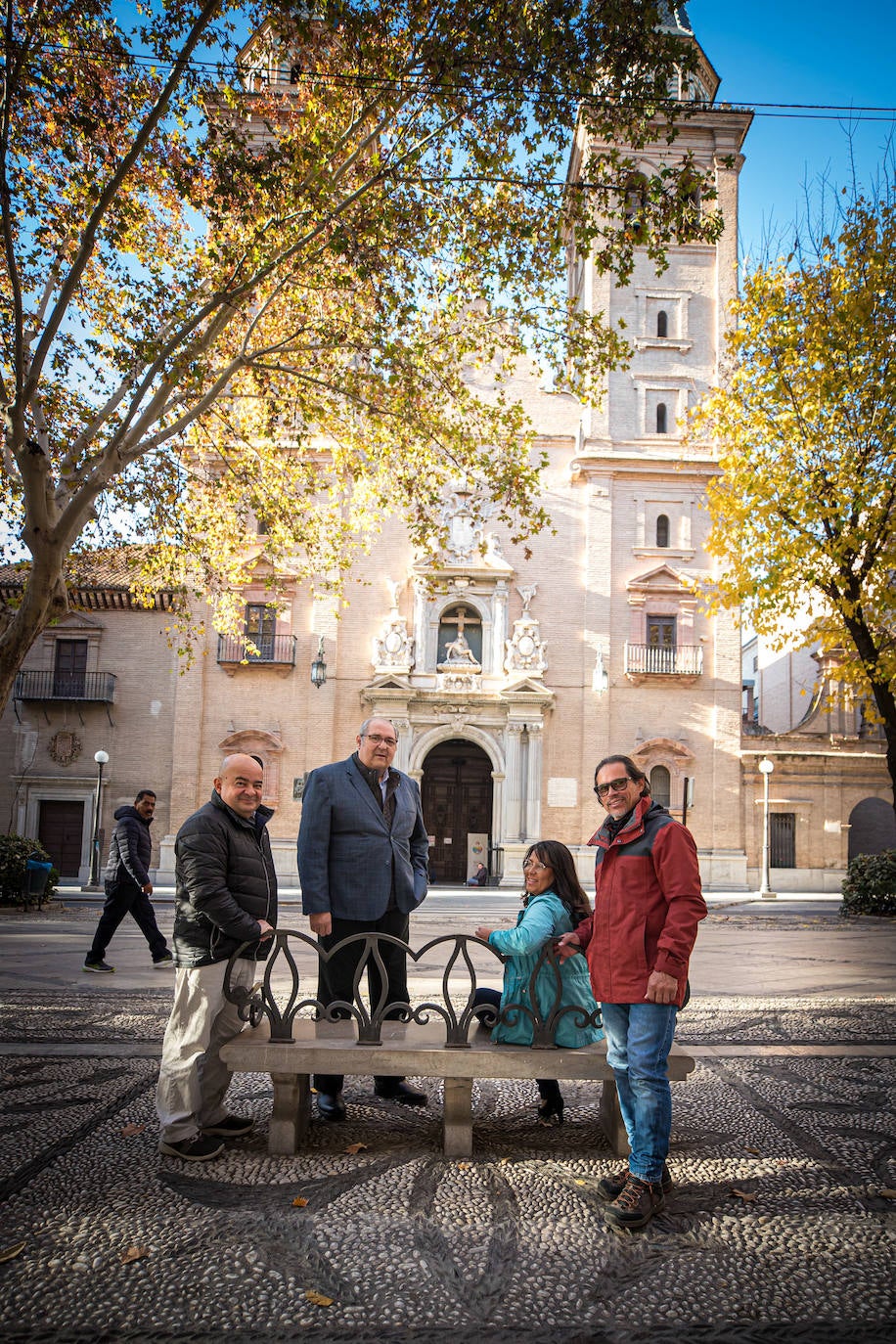 En el exterio de la Basílica.