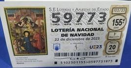 Número de los cinco décimos perdidos en Monachil.