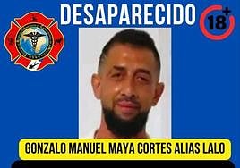 Cartel difundido para dar con Gonzalo Manuel.