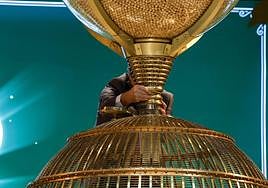 Colas en una administración de Lotería