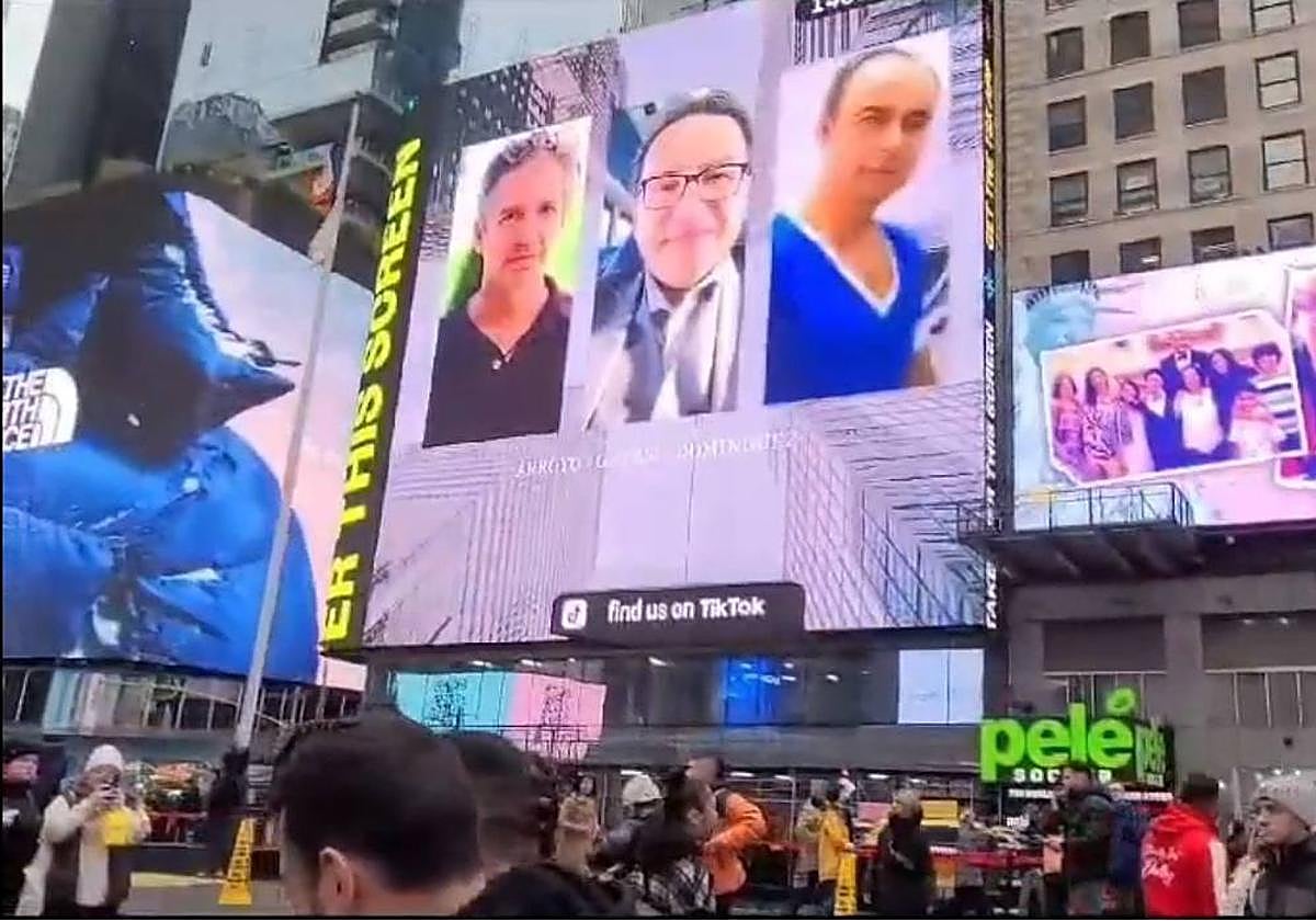 Captura del vídeo promocional de '3.0' en Nueva York.