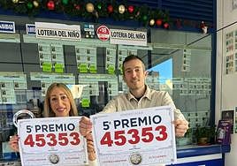 Administración de Vícar en la que se han vendido décimos de un quinto premio.