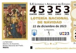 Compras de lotería en los días previos al sorteo.