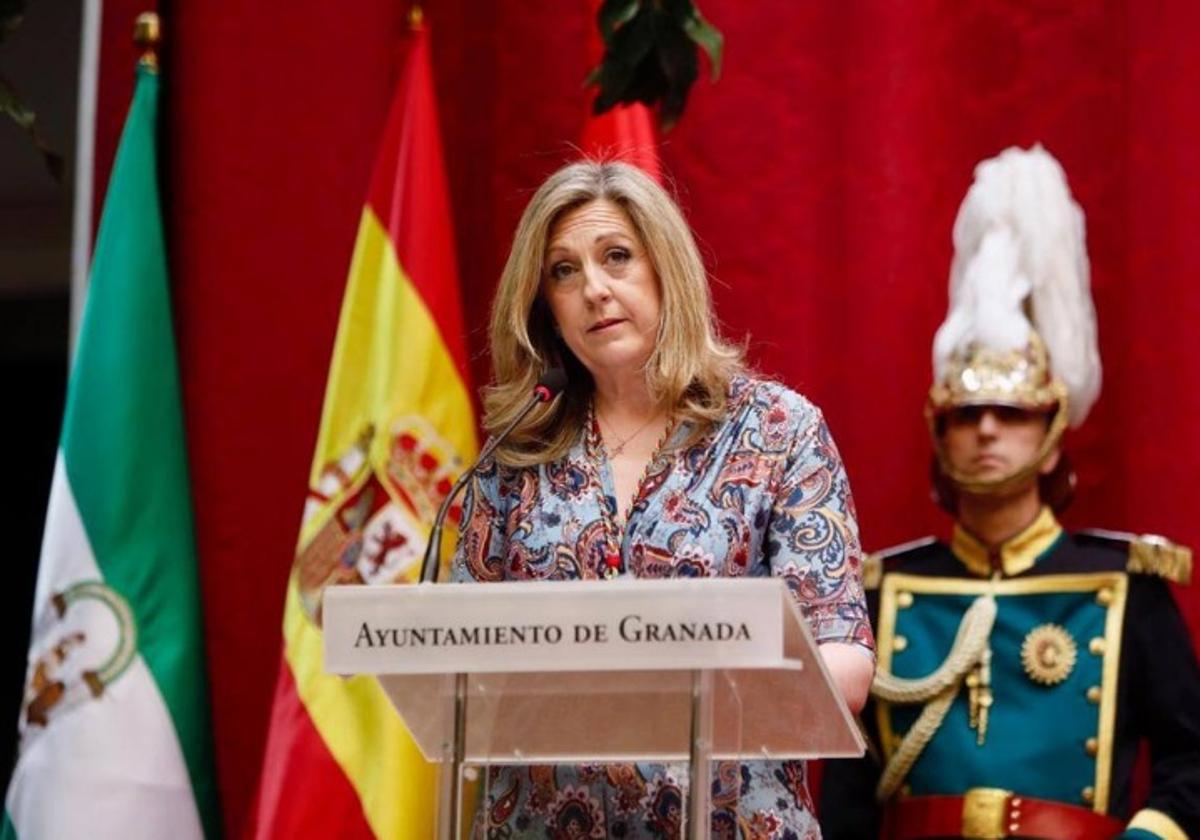 La portavoz de Vox, Beatriz Sánchez Agustino..