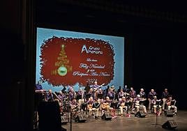 Uno de los instantes de la actuación del grupo.