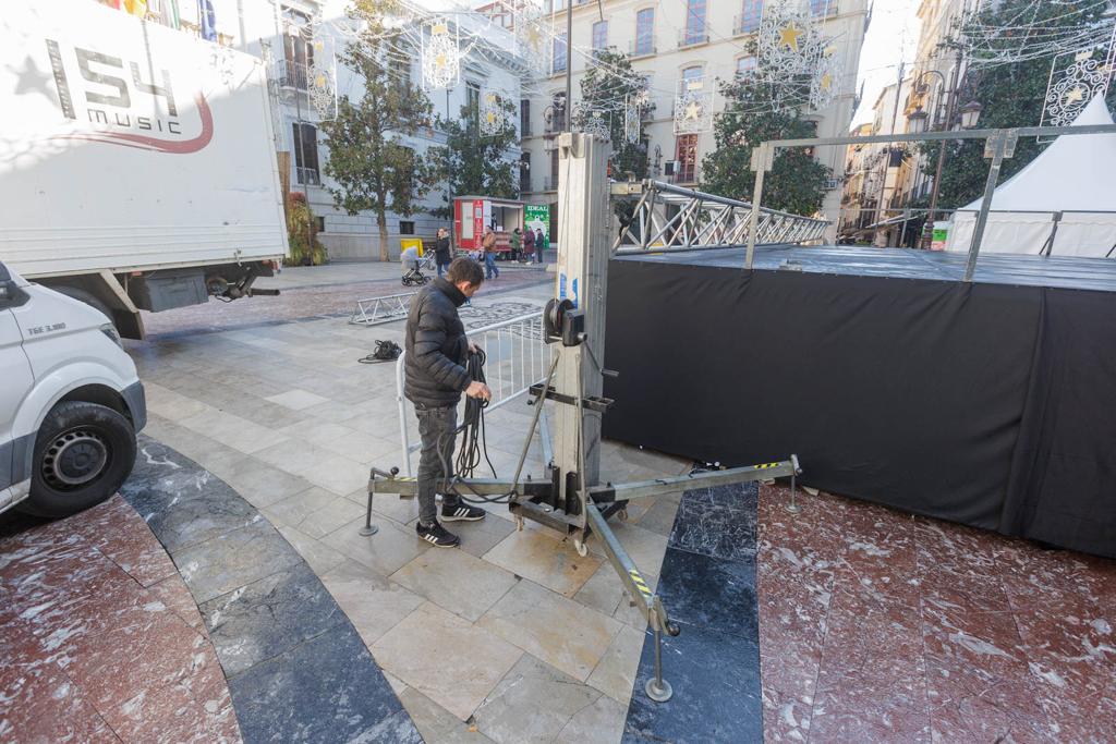 Granada se prepara para la Nochevieja