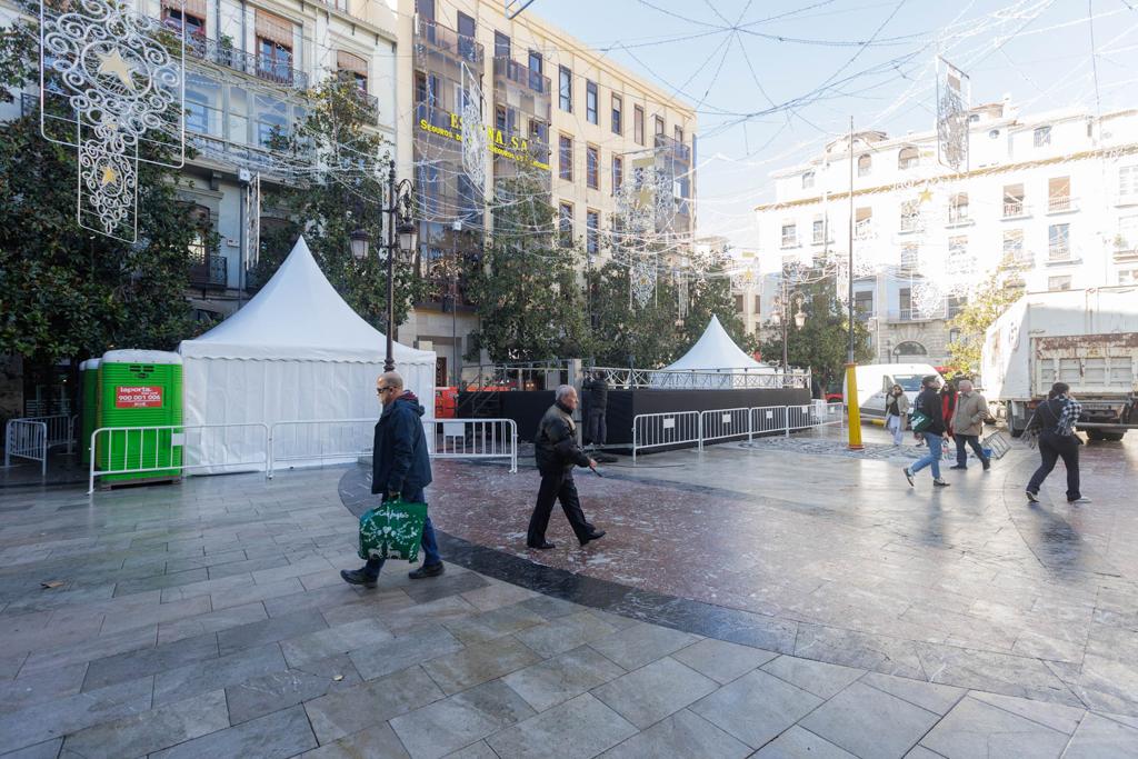 Granada se prepara para la Nochevieja