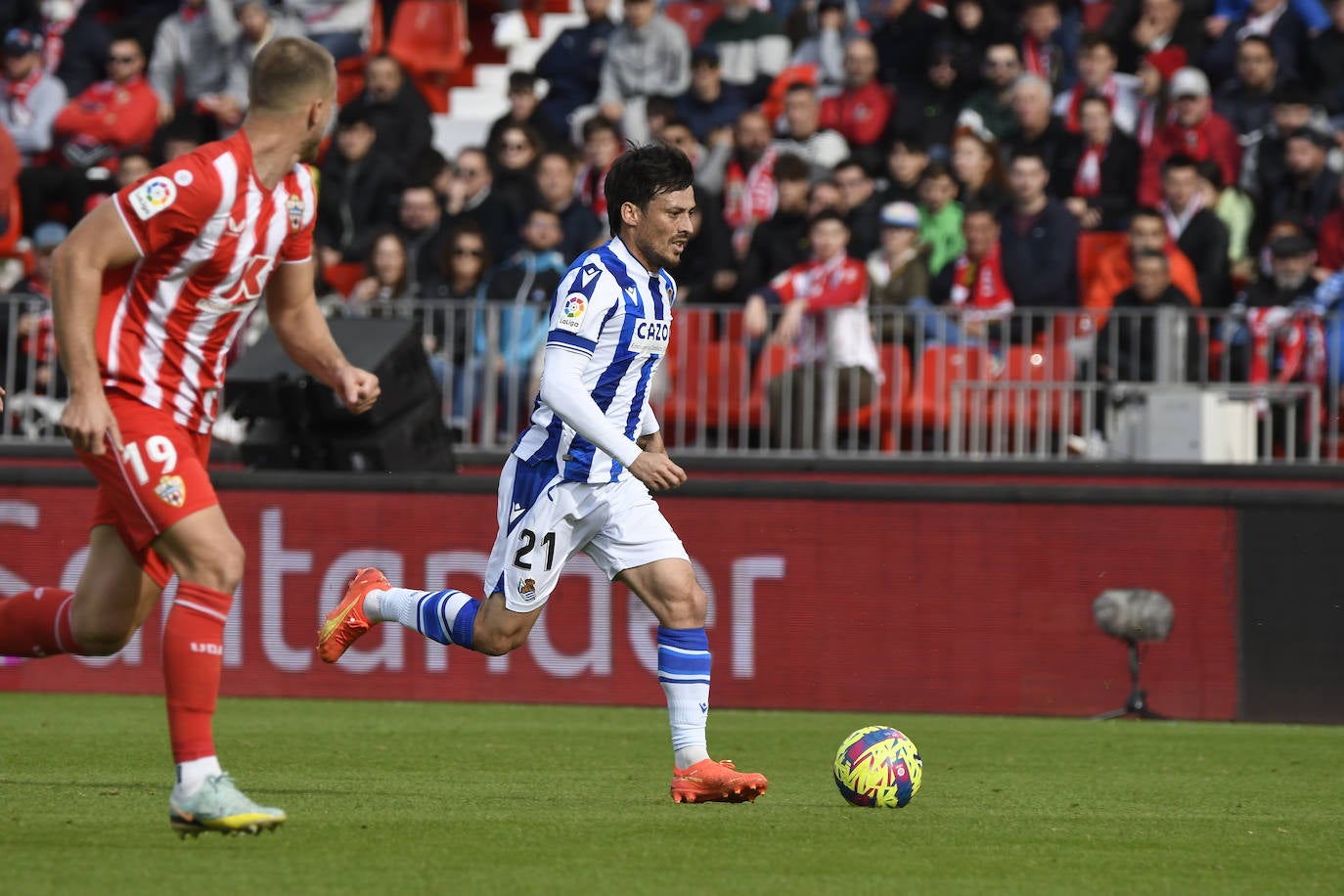 Las imágenes del Almería-Real Sociedad