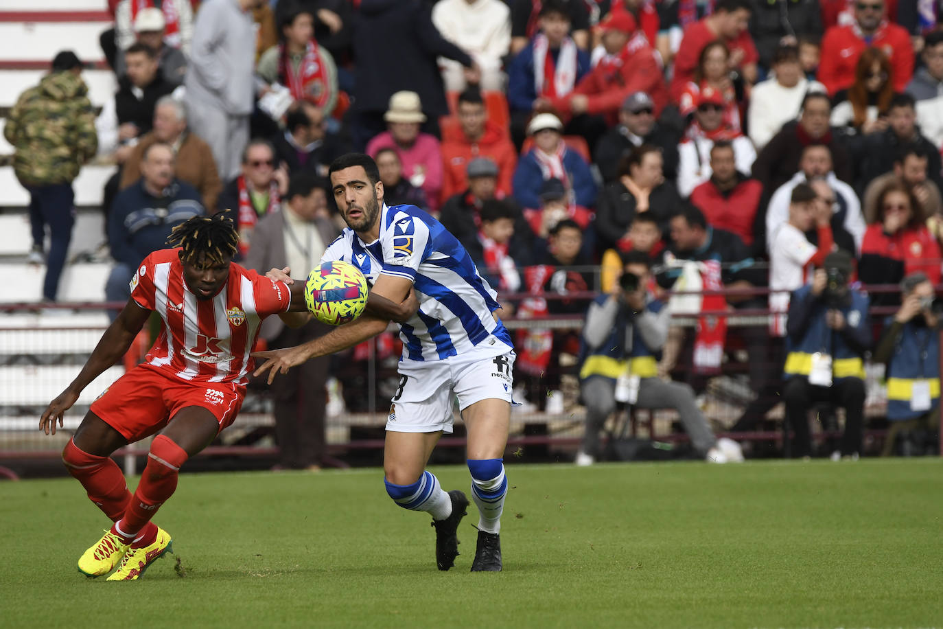 Las imágenes del Almería-Real Sociedad