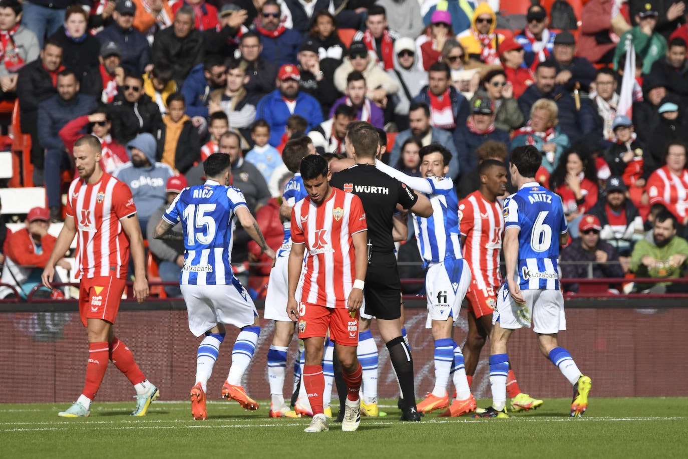 Las imágenes del Almería-Real Sociedad