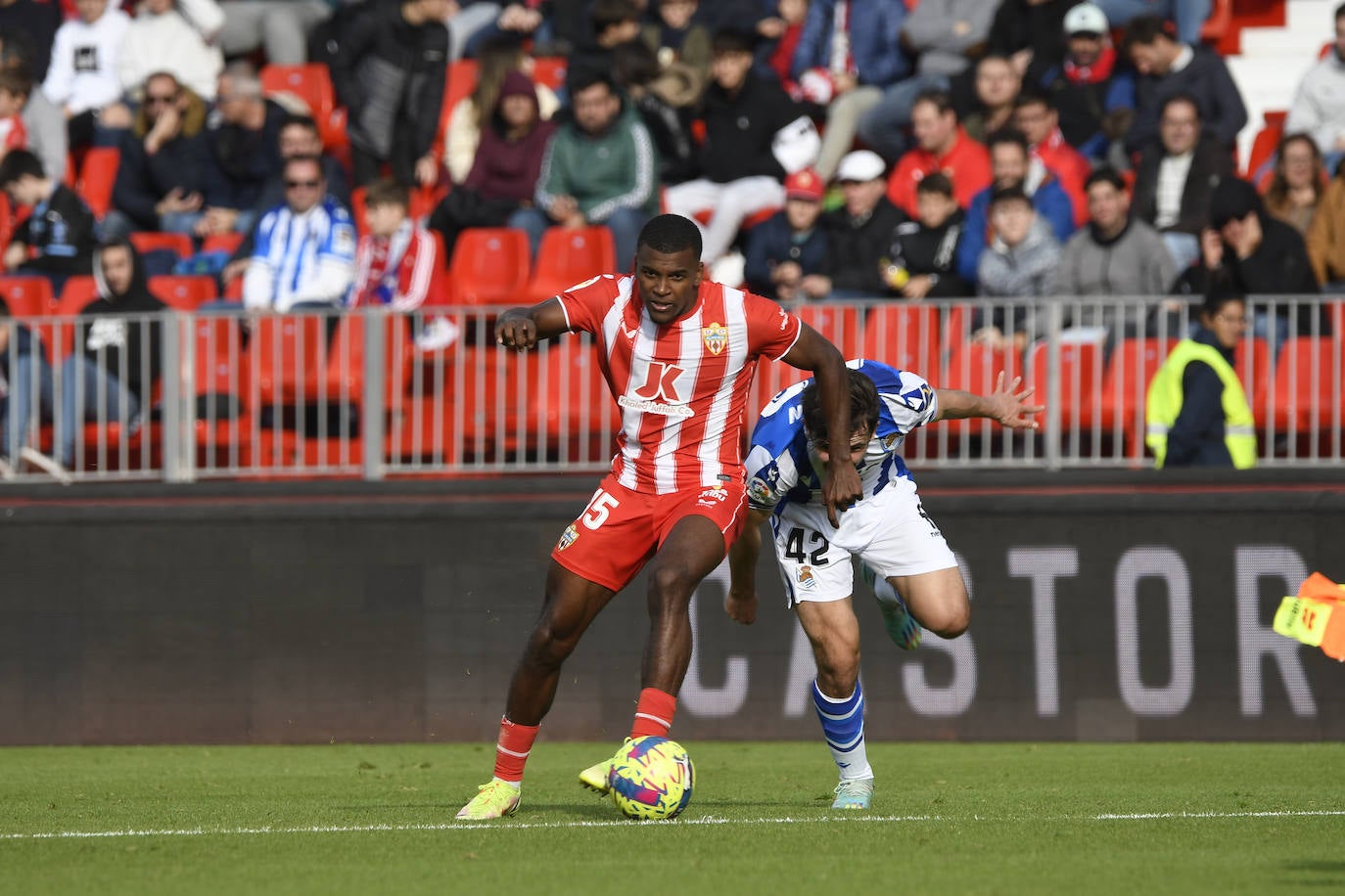 Las imágenes del Almería-Real Sociedad