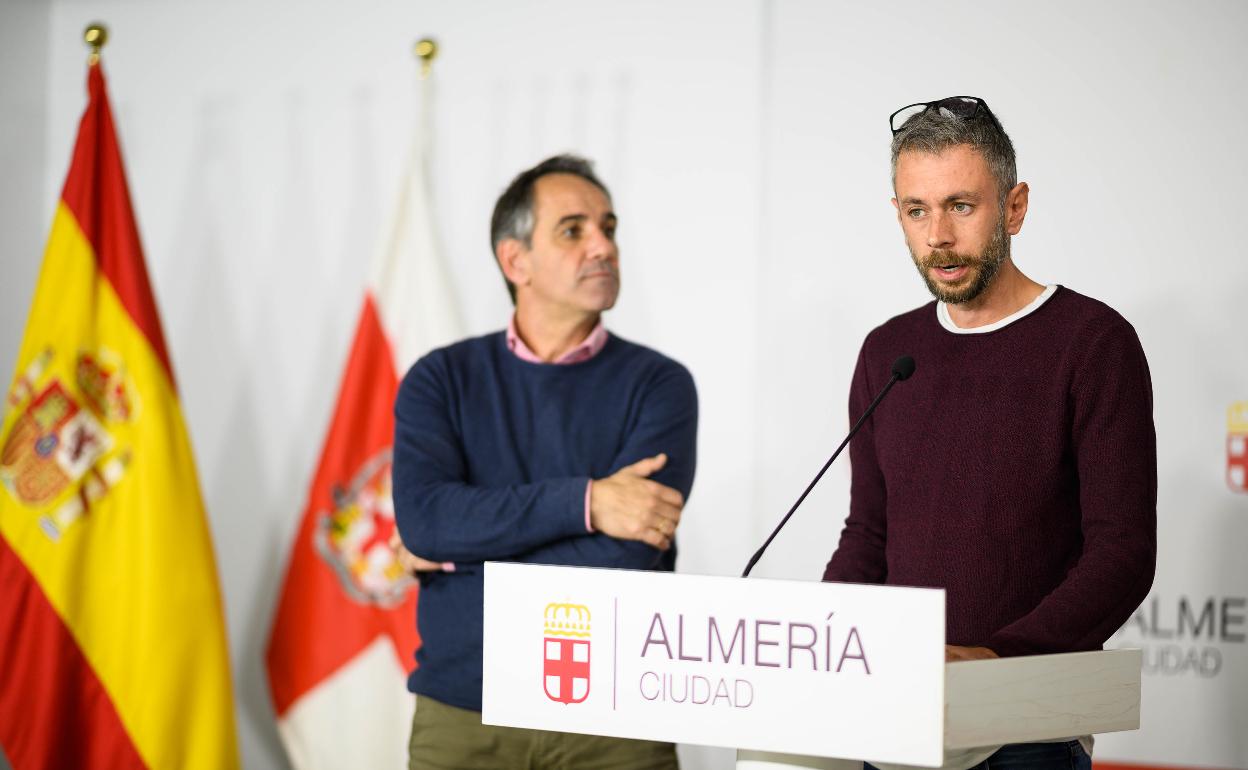 Juanjo Segura y Raúl Gallego, en la presentación. 