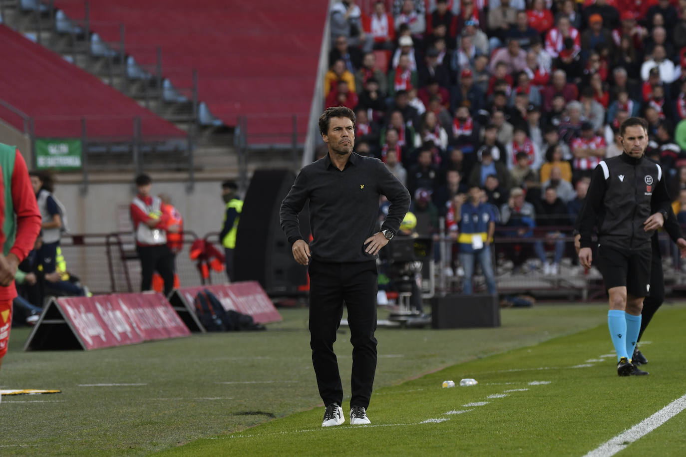 Lance del partido disputado este domingo.