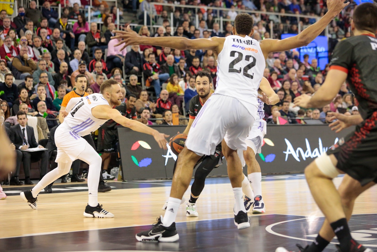 Las mejores imágenes del duelo disputado en el Palacio de los Deportes