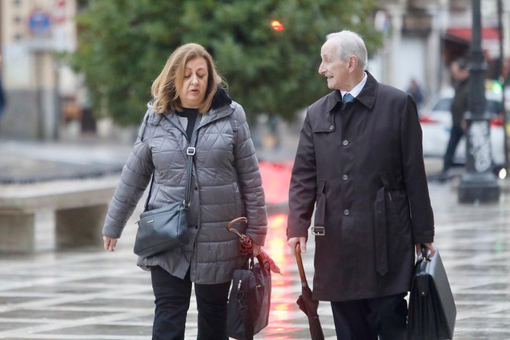 María del Mar Villafranca a su llegada al juicio. 