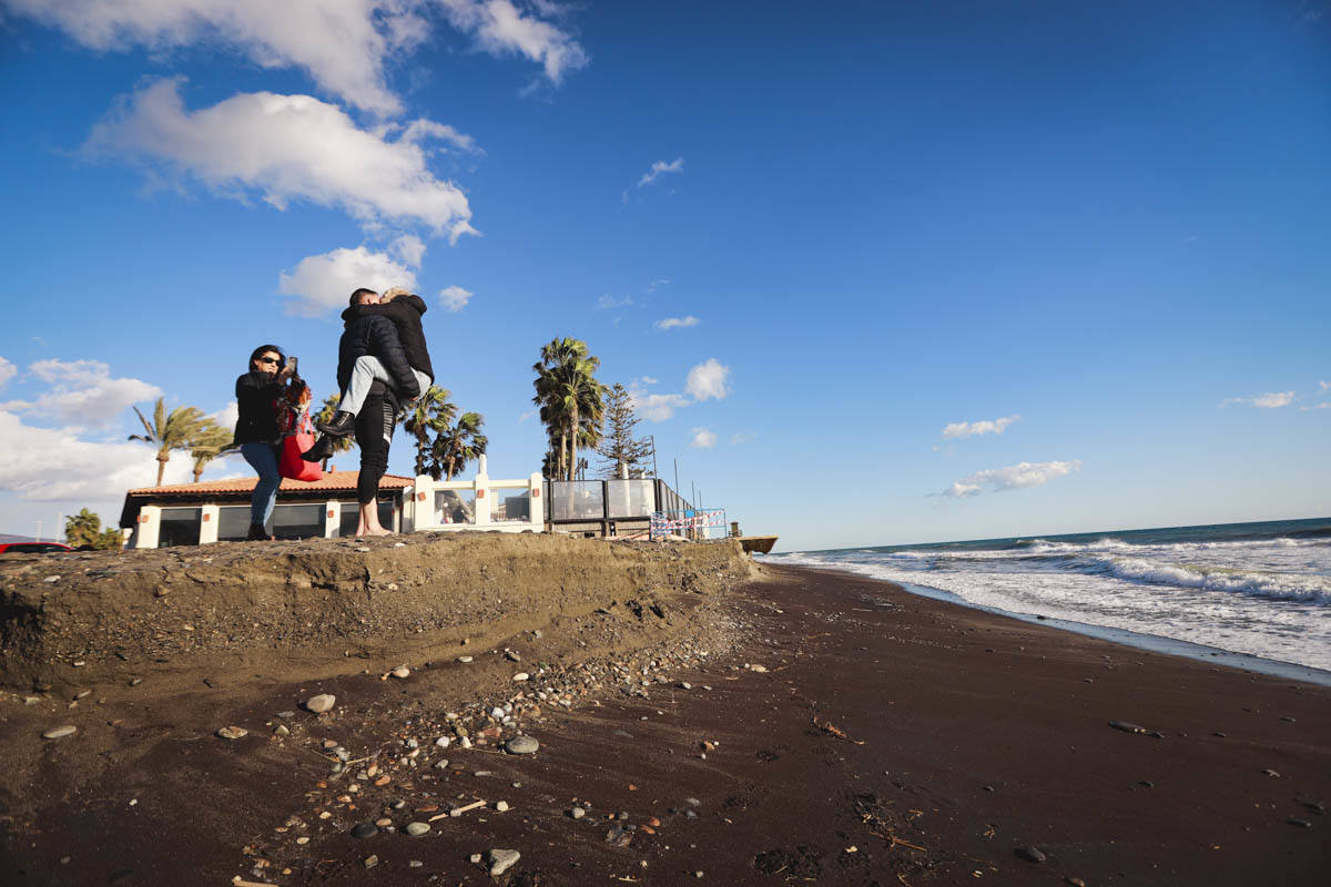 Fotos: El temporal destroza Playa Granada