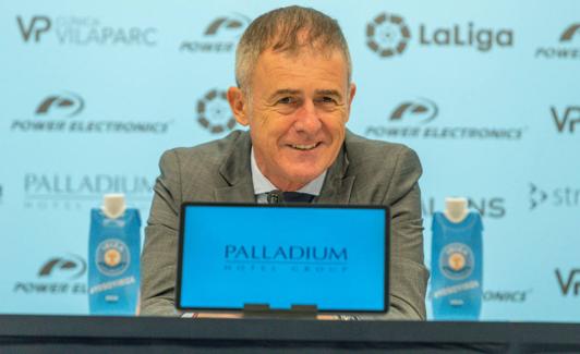 Lucas Alcaraz, en rueda de prensa. 
