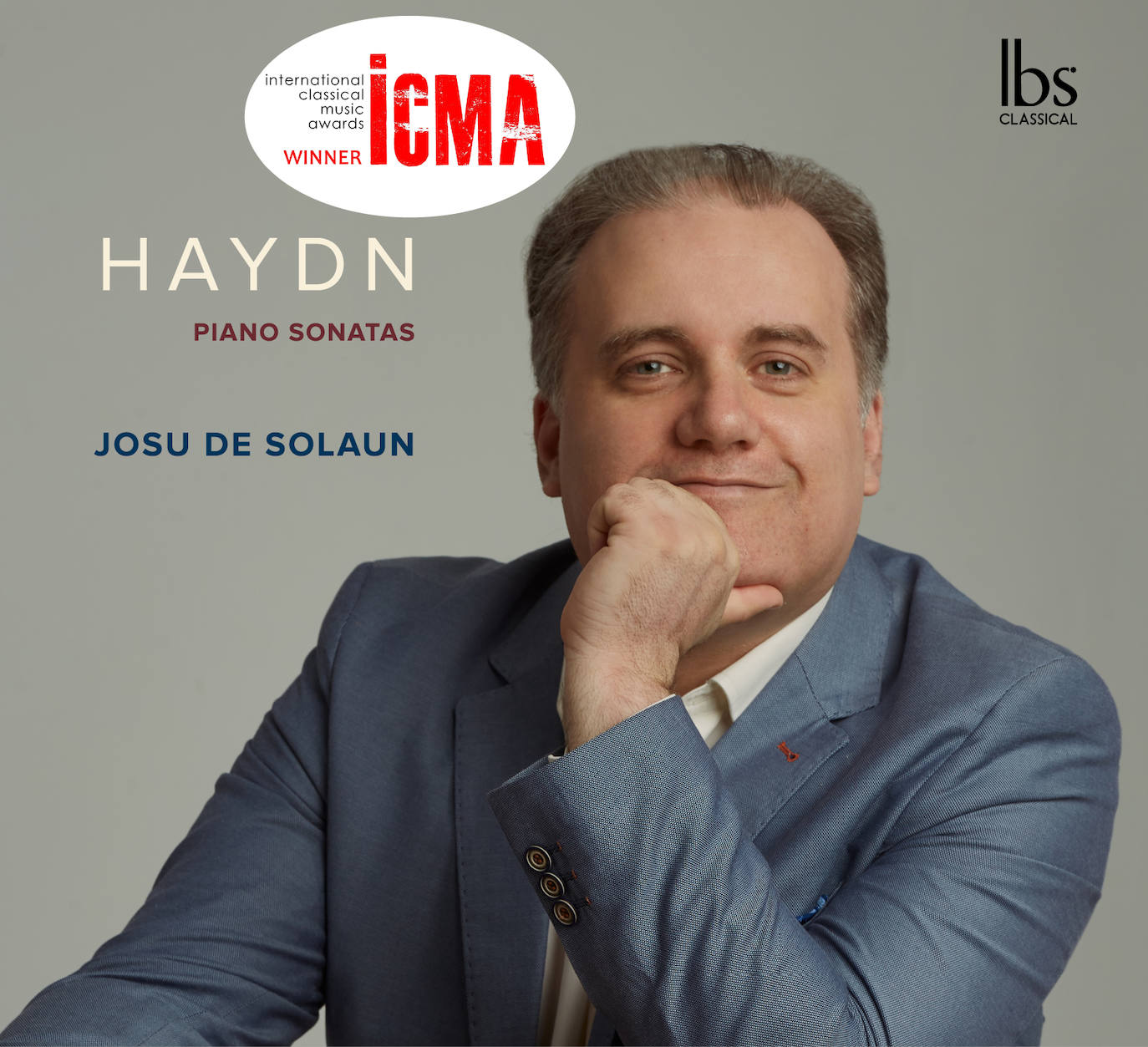 La portada del disco de Solaun, con el sello del galardón. 