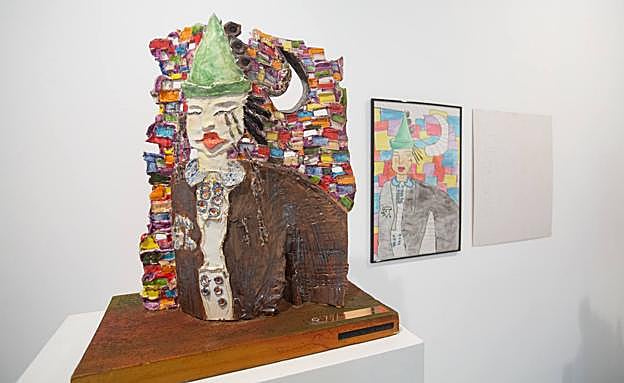 Dibujo y su recreación escultórica. 