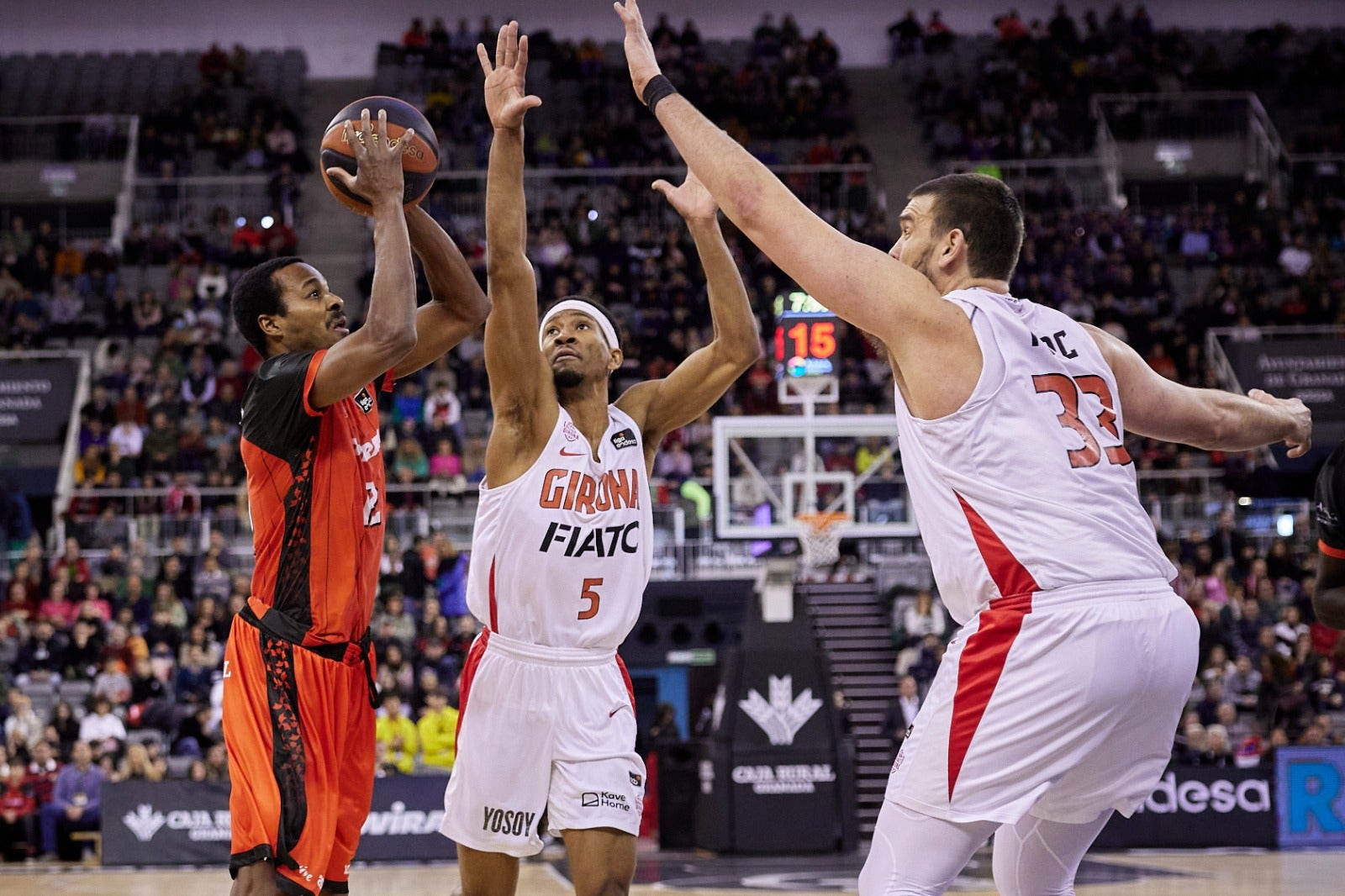 Las mejores imágenes del duelo disputado en el Palacio de los Deportes