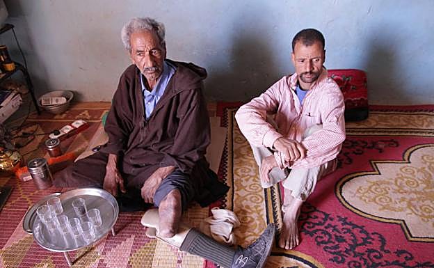 López-Aparicio en la fiesta Eid al–Hada, donde se intercambian regalos. 