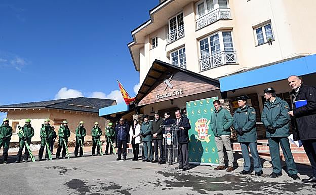 Inauguración del nuevo cuartel de la Guardia Civil de Sierra Nevada tras la reforma. 