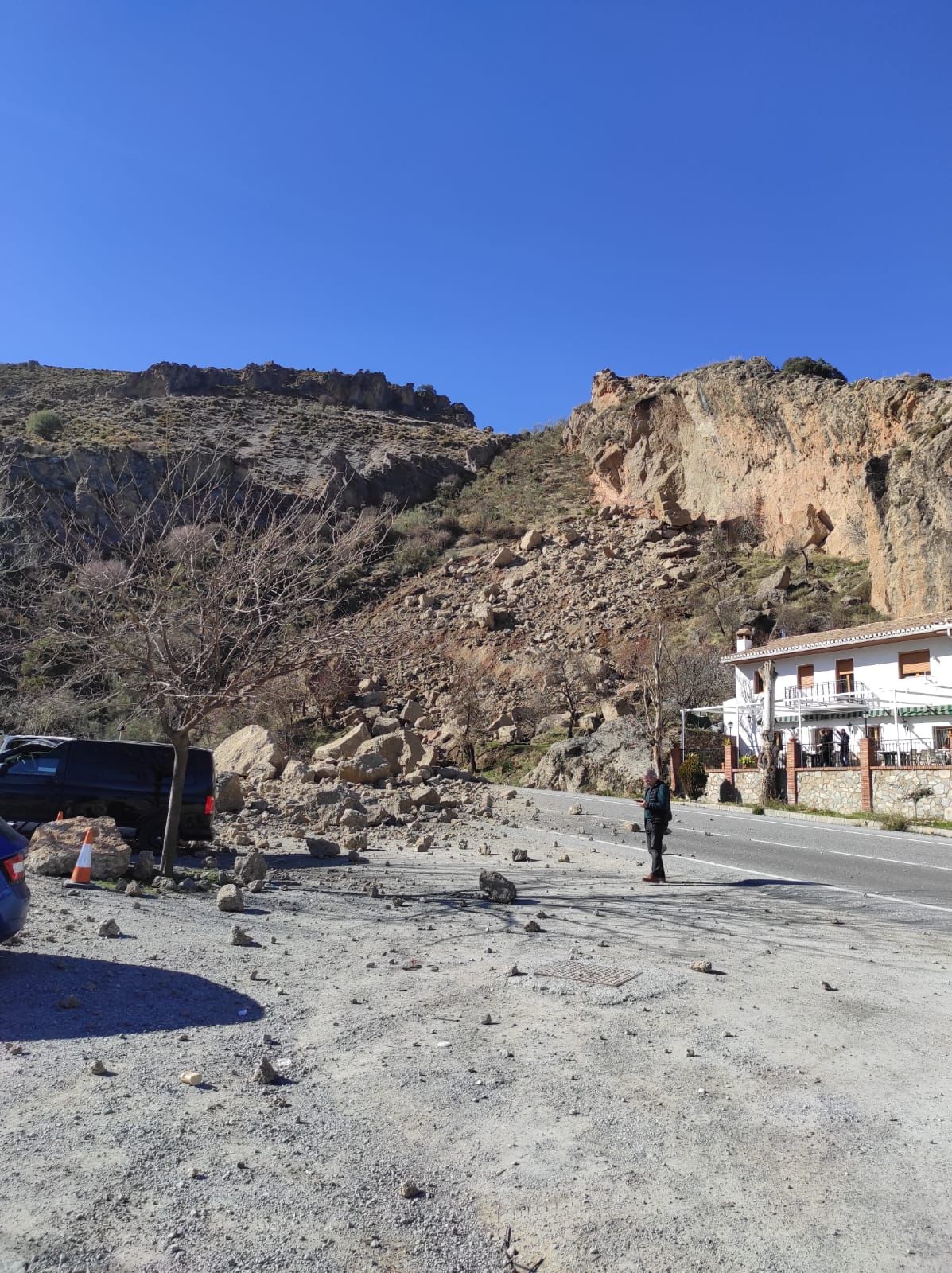 El suceso ha tenido lugar a la altura del restaurante La Higuera