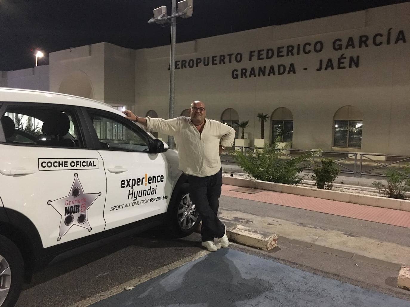 Alexis Ravelo en Granada. 