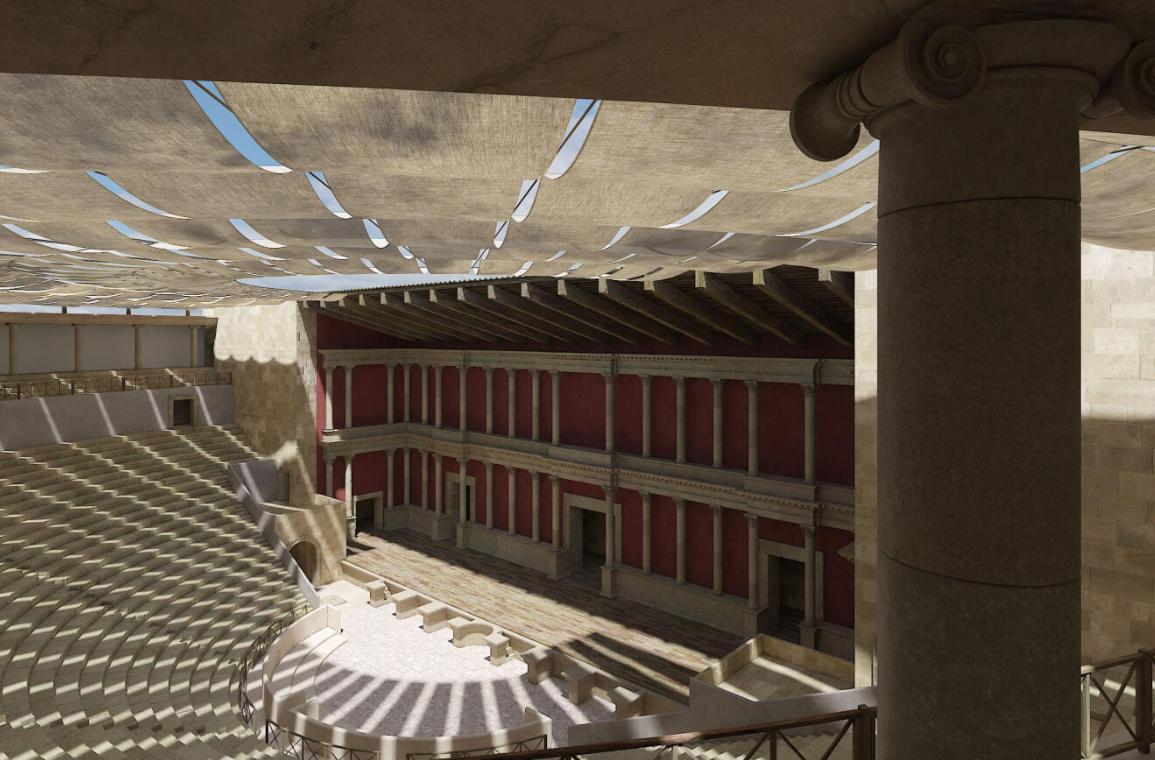 Recración del Teatro Romano de Guadix. 