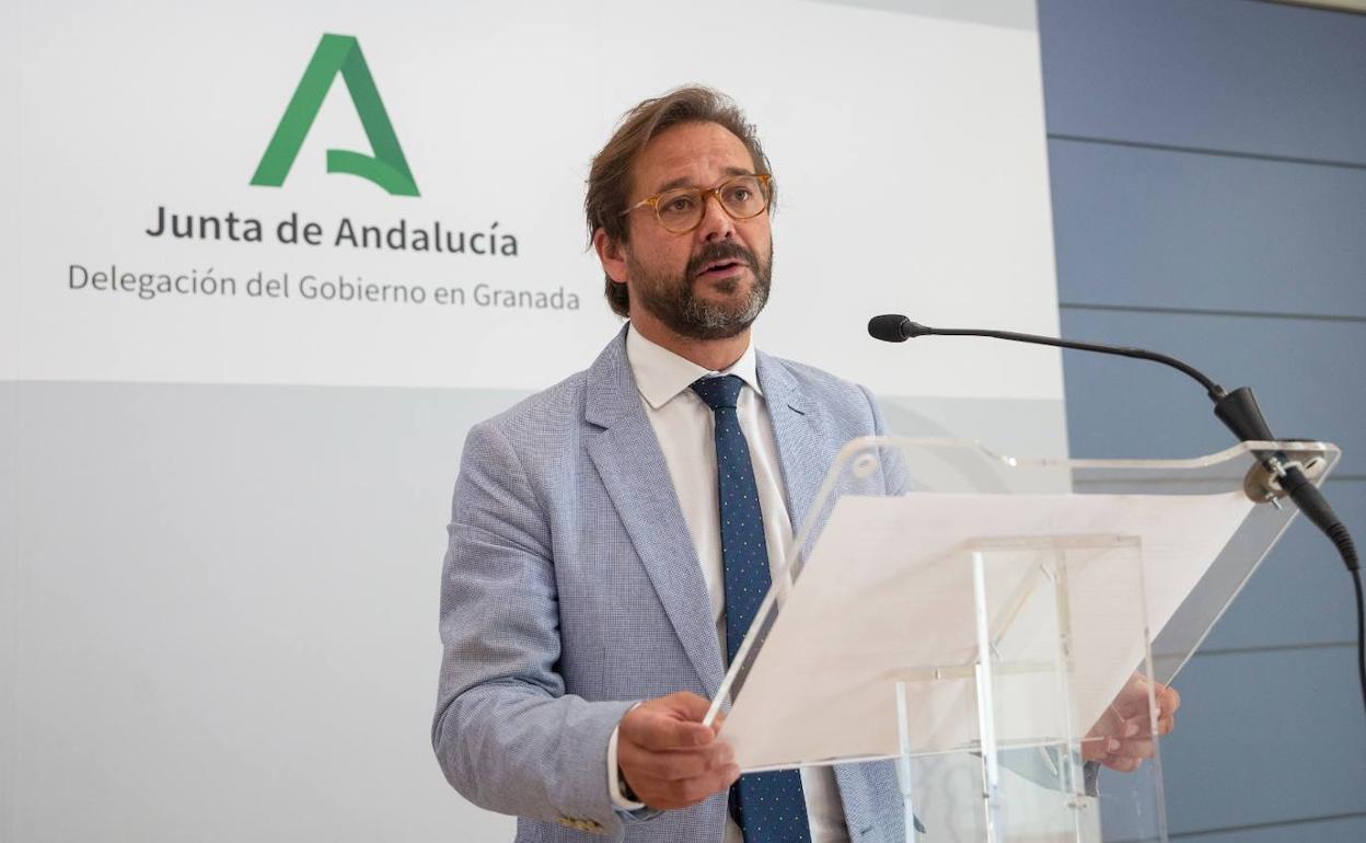 El delegado del Gobierno de la Junta de Andalucía en Granada, Antonio Granados.