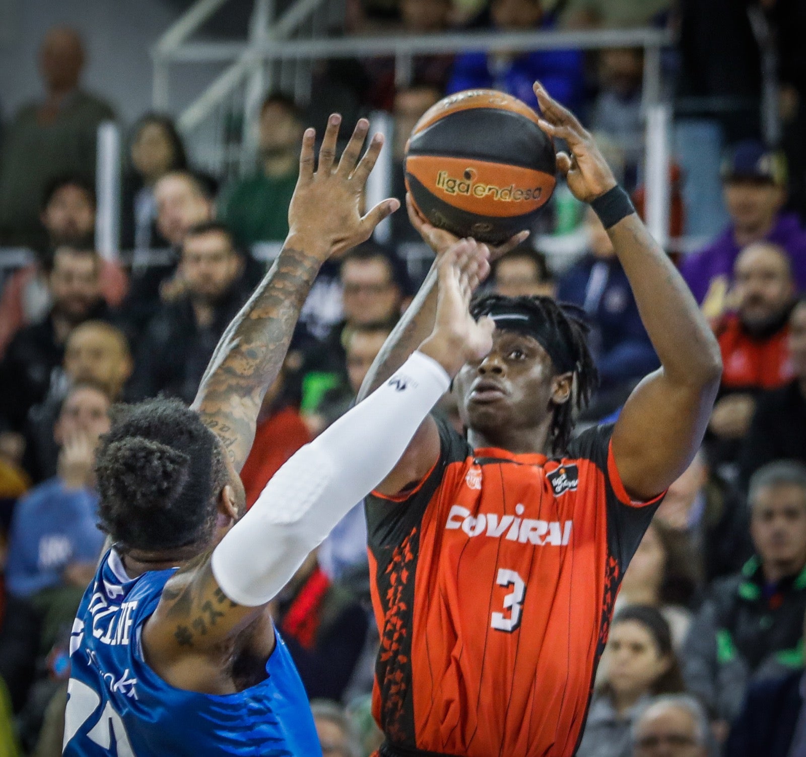 Las mejores imágenes del duelo disputado en el Palacio de los Deportes