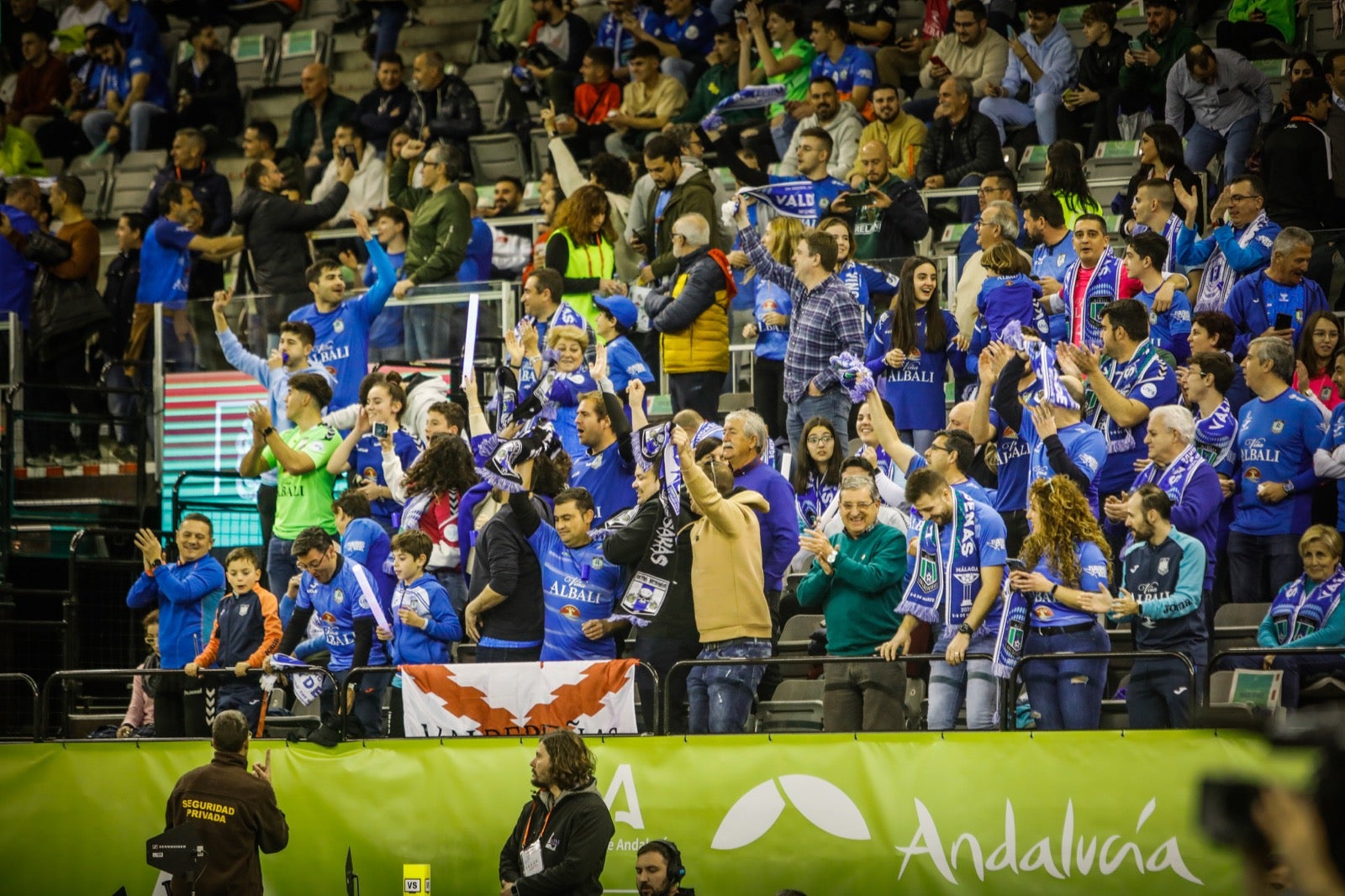 Momento del primer encuentro de la Copa de España, disputado entre el Barcelona y el Viña Albali de Valdepeñas.