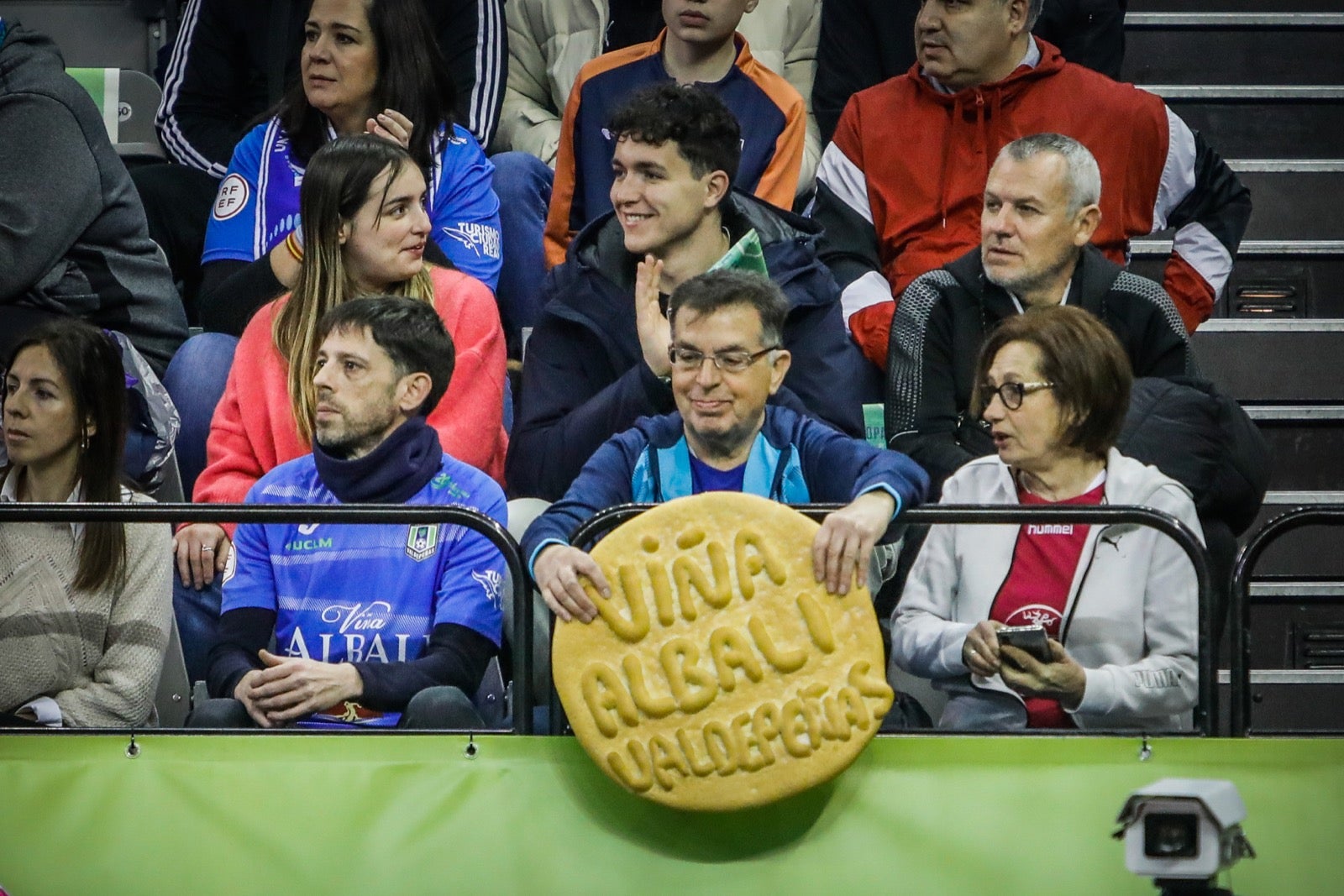 Momento del primer encuentro de la Copa de España, disputado entre el Barcelona y el Viña Albali de Valdepeñas.