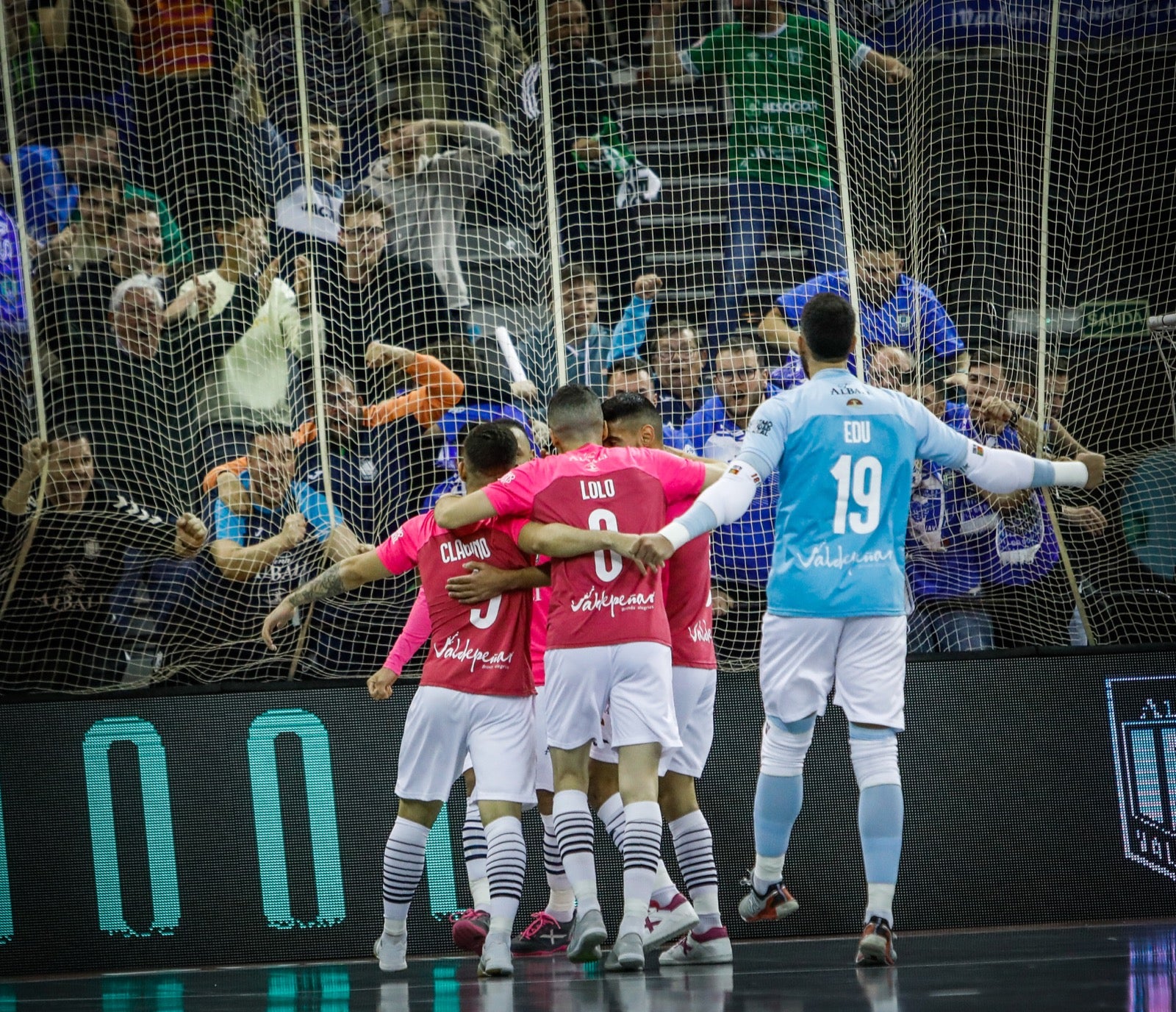 Momento del primer encuentro de la Copa de España, disputado entre el Barcelona y el Viña Albali de Valdepeñas.