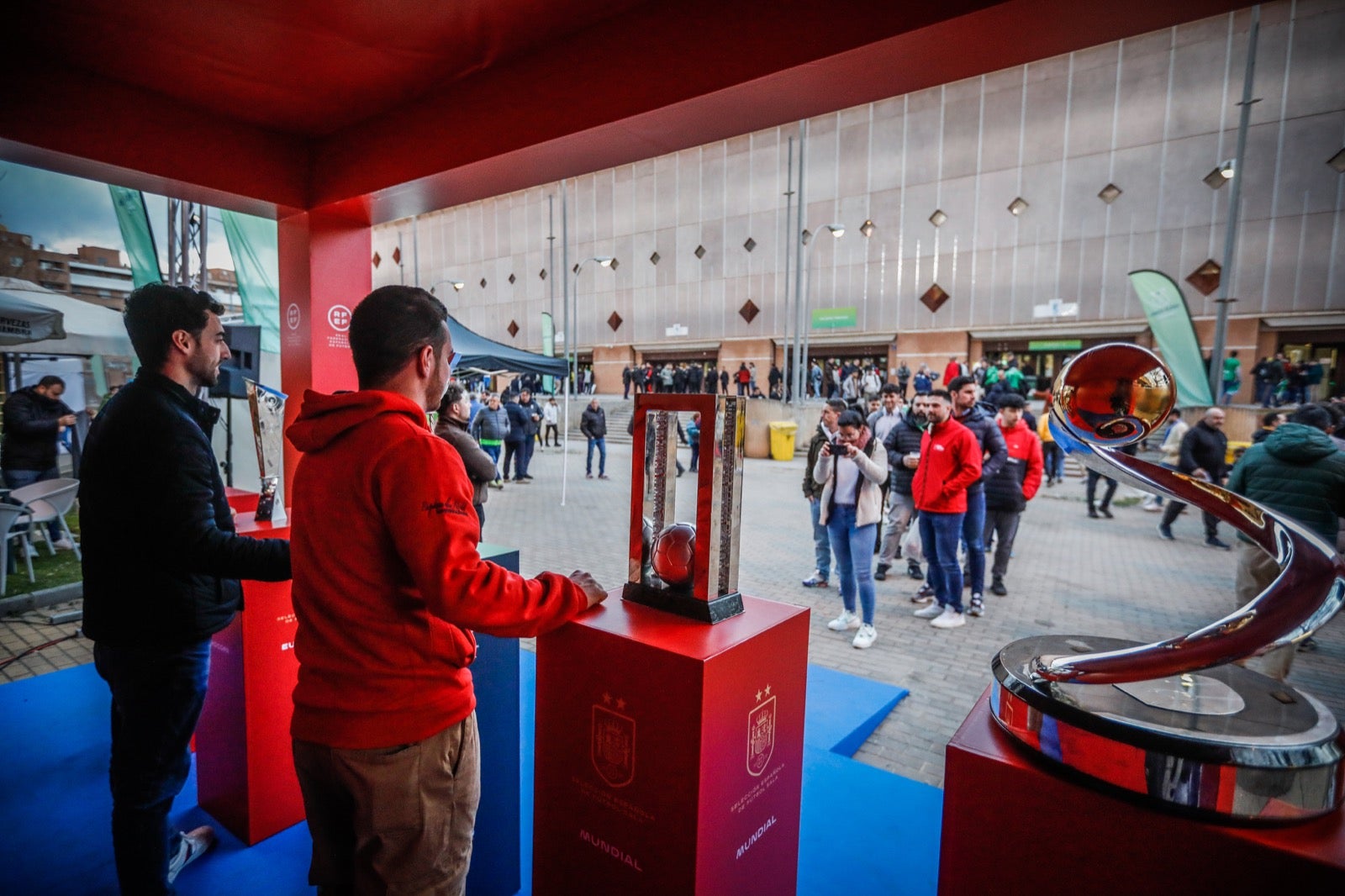 Momento del primer encuentro de la Copa de España, disputado entre el Barcelona y el Viña Albali de Valdepeñas.