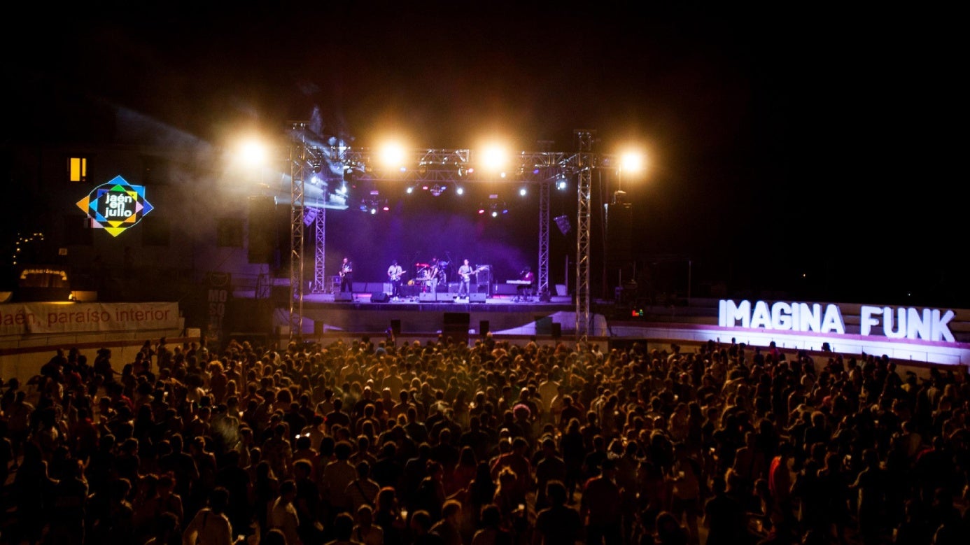 Un concierto del festival Imagina Funk. 