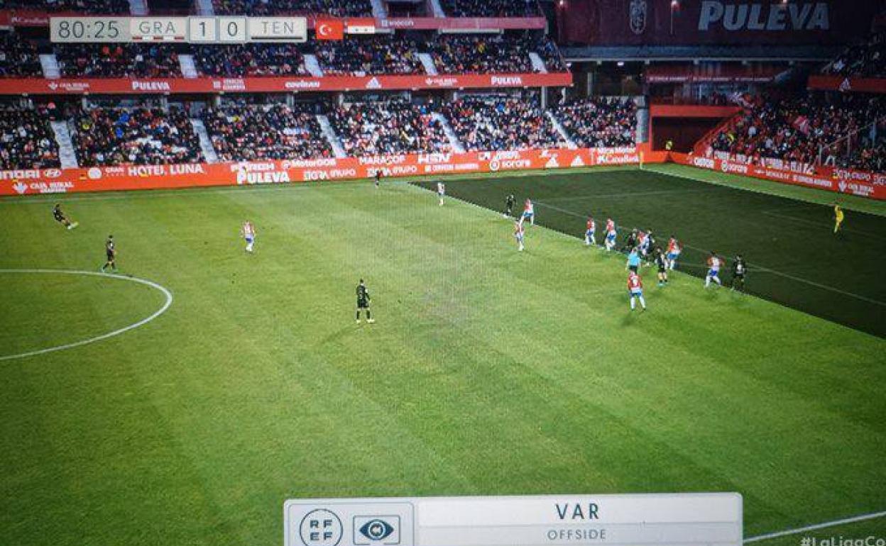 La toma poco concisa que mostró la televisión. 