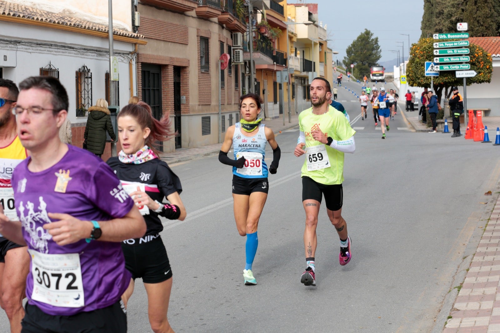 ientos de corredores participan en una de las grandes pruebas del Gran Premio de Fondo Diputación de Granada