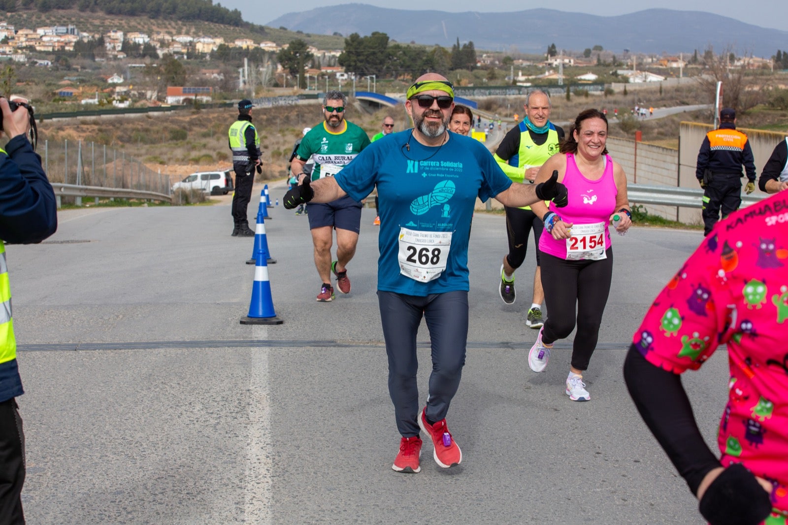 ientos de corredores participan en una de las grandes pruebas del Gran Premio de Fondo Diputación de Granada