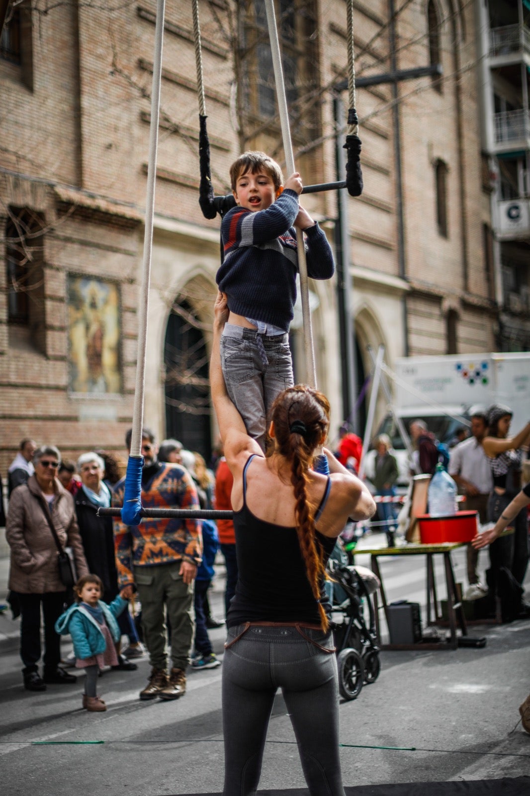 Actividades de todo tiop en el centro de la ciudad con motivo del día sin coches