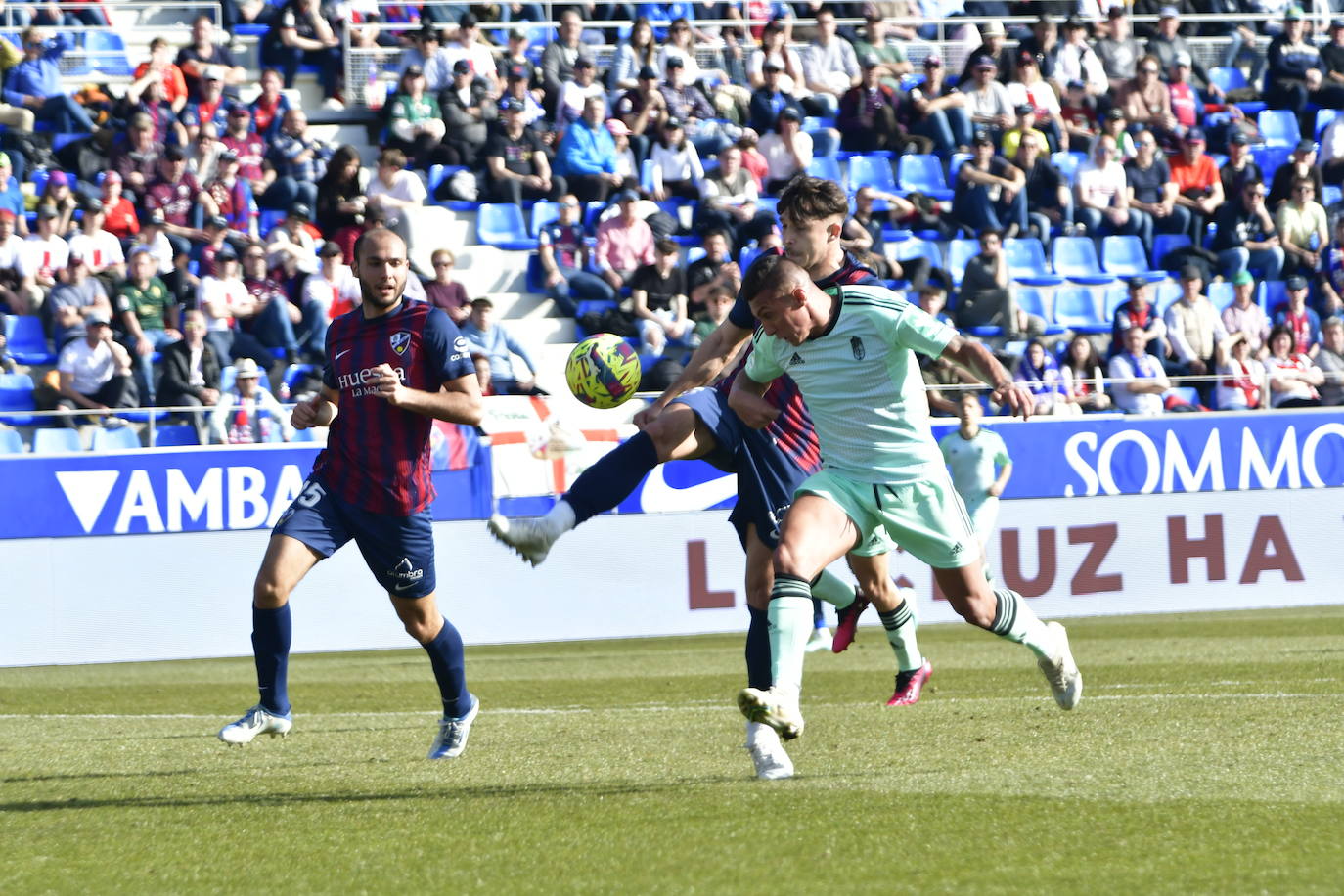 Las instantáneas del encuentro en el Alcoraz