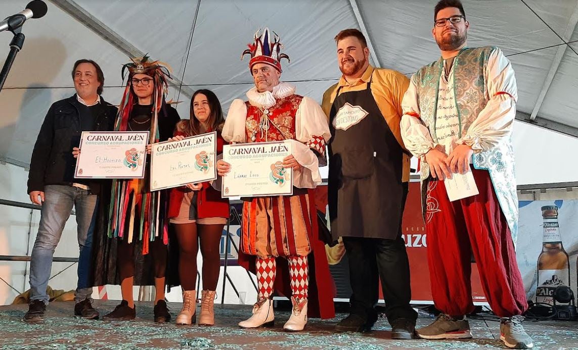 Comparsas premiadas en el concurso de Carnaval 2023 de Jaén. 