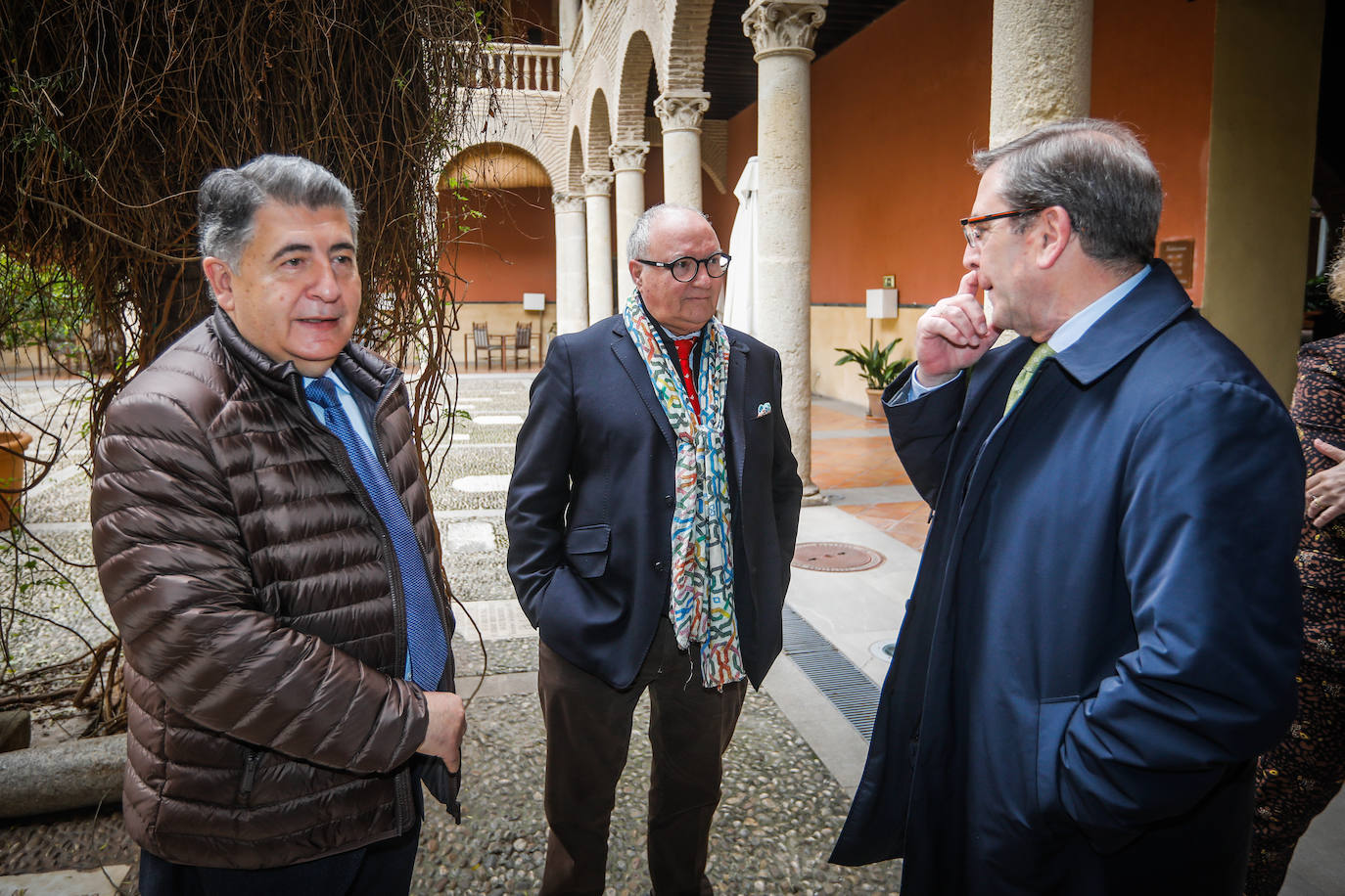 Momento del desayuno informativo organizado por IDEAL con el patrocinio de Cajamar y Antonio Garamendi como invitado.