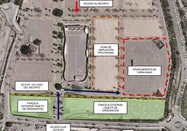 Plano de la reordenación.