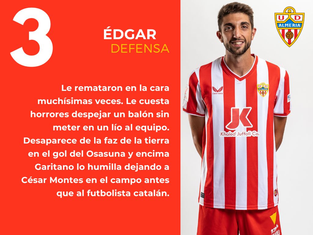 Las puntuaciones del Osasuna 1 - 0 Almería