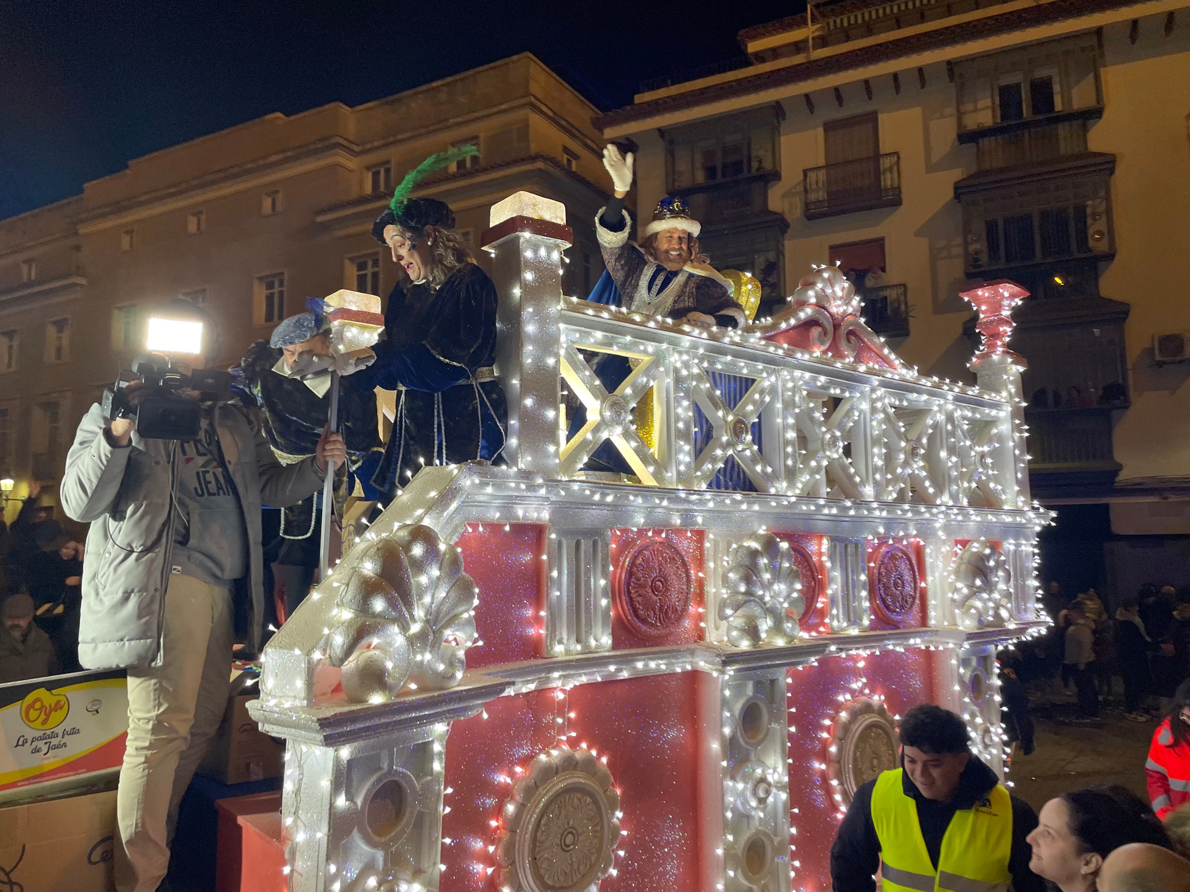 Las imágenes de los Reyes Magos en la cabalgata