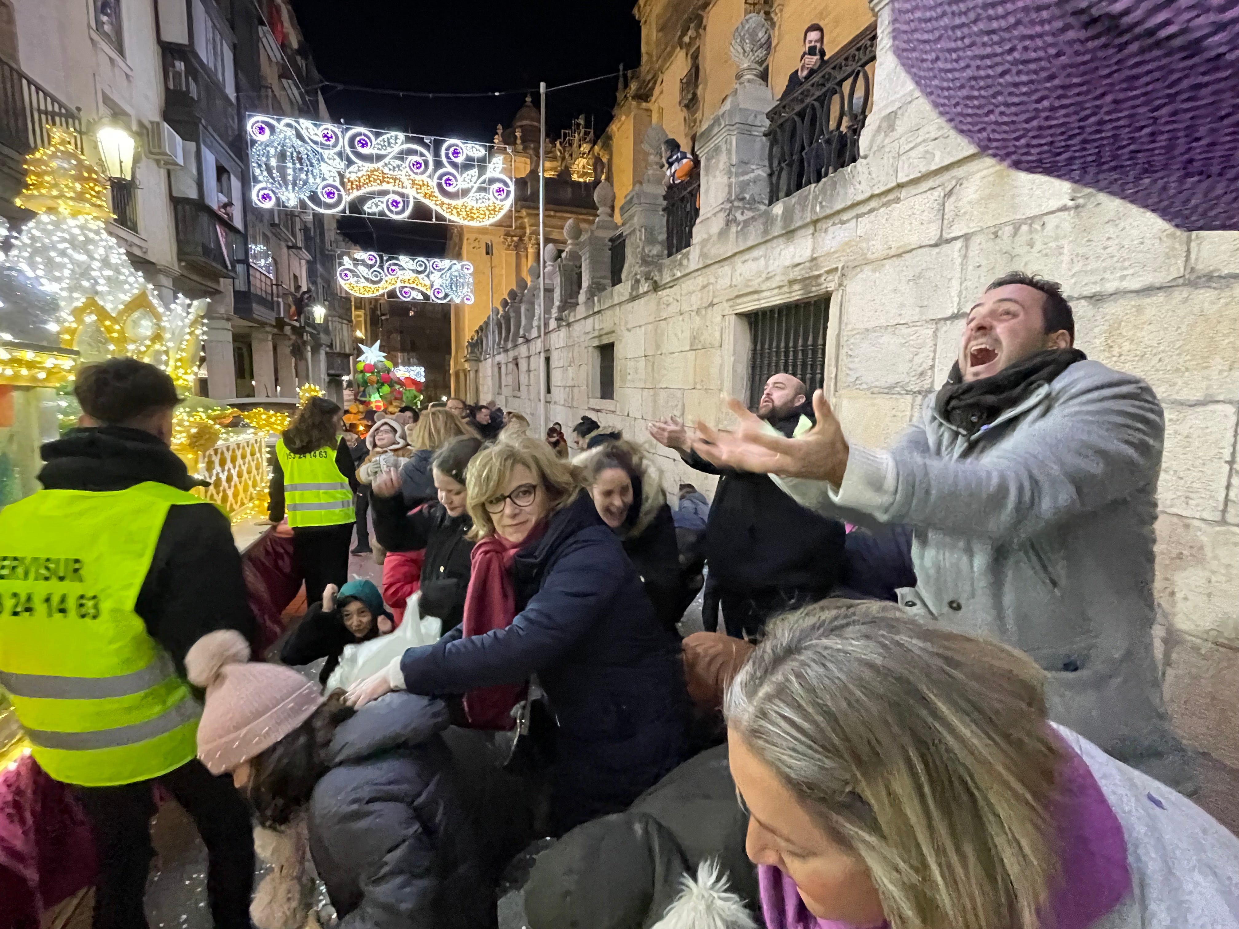 Las imágenes de los Reyes Magos en la cabalgata