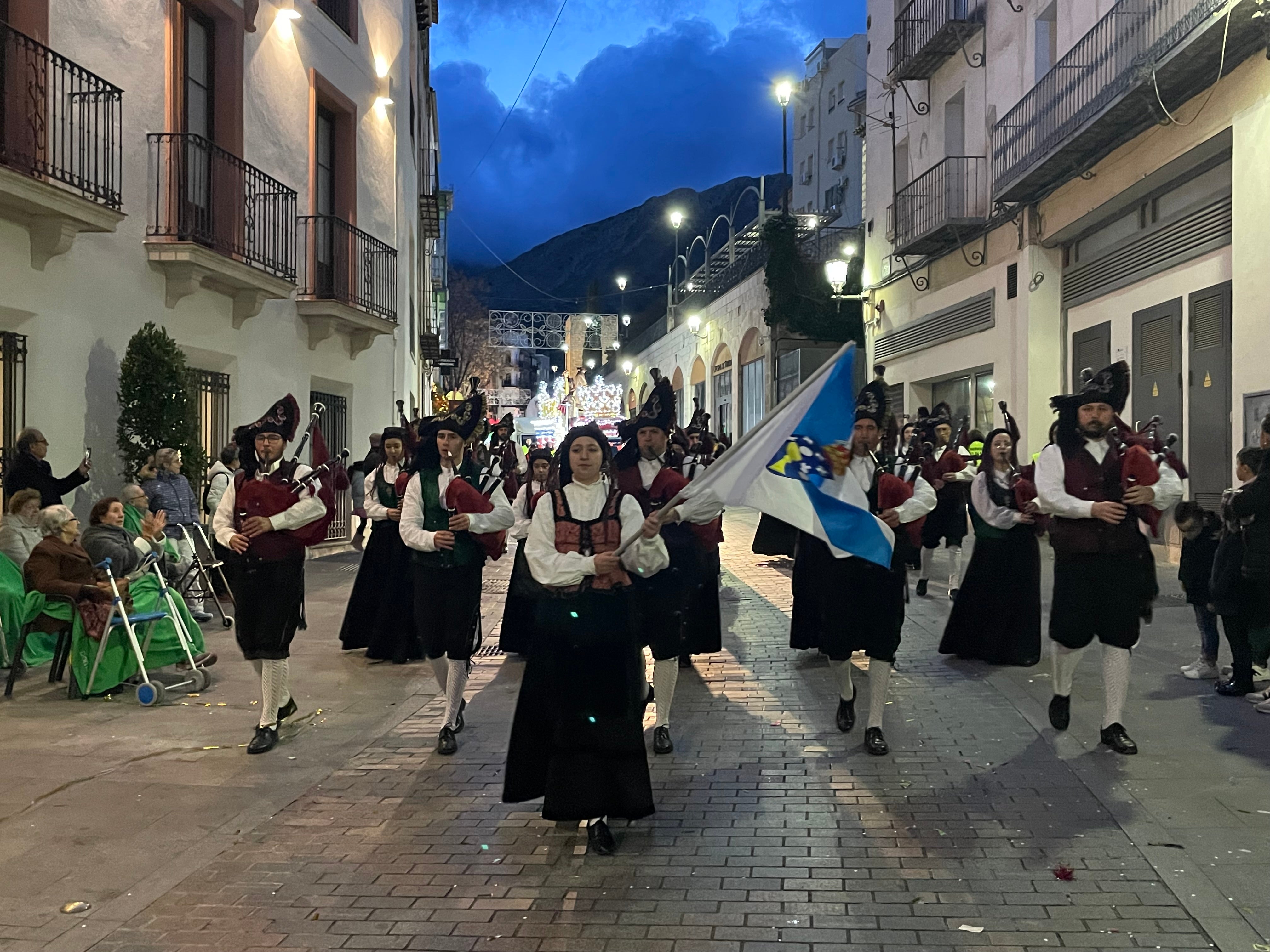 Las imágenes de los Reyes Magos en la cabalgata