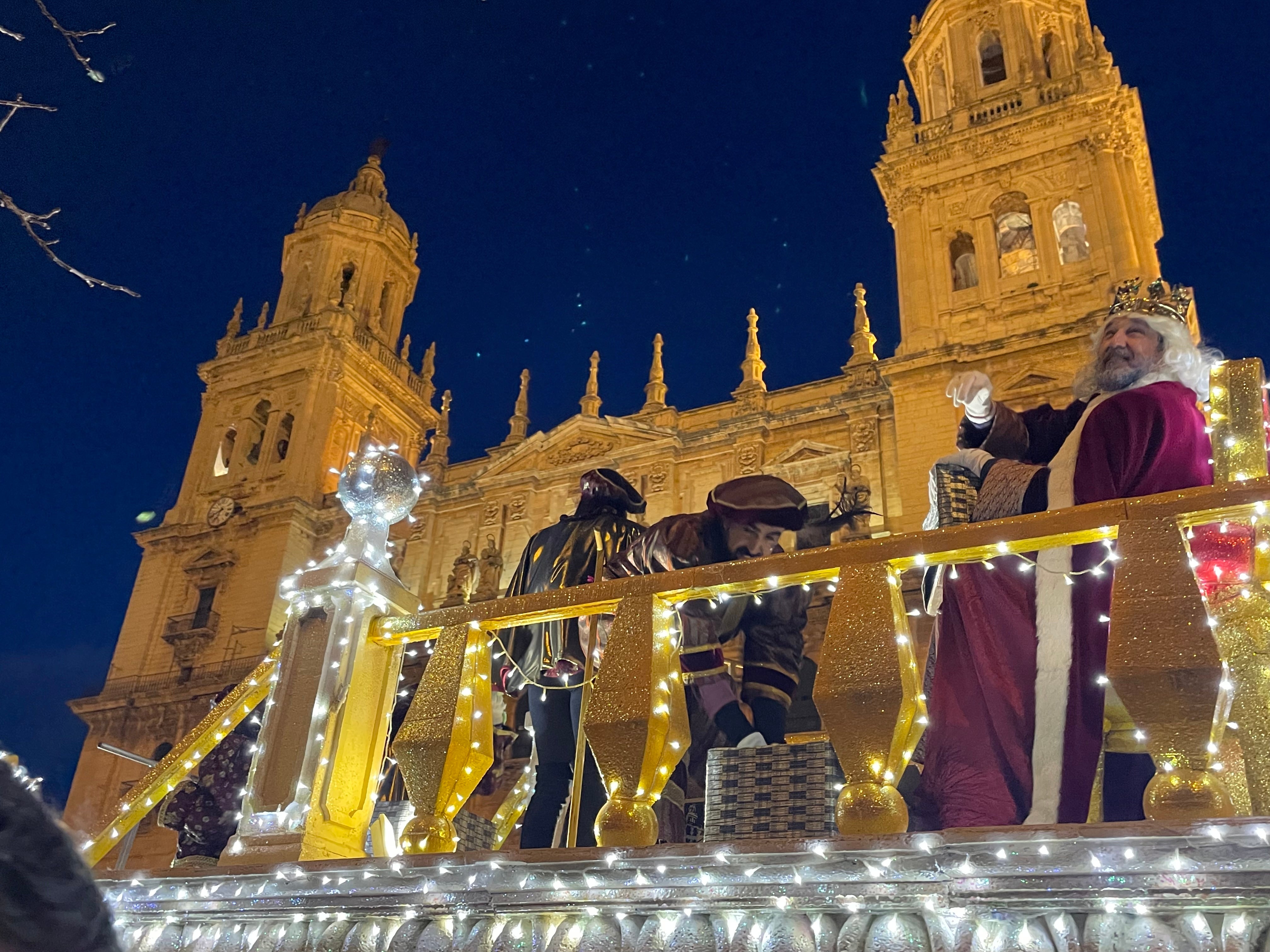 Las imágenes de los Reyes Magos en la cabalgata