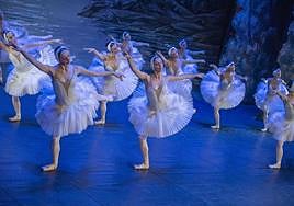 Uno de los momentos más reconocibles de 'El lago de los cisnes'.